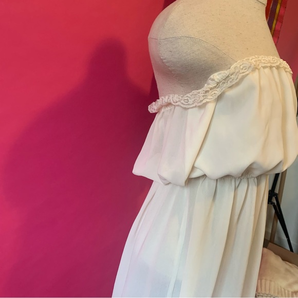 Vintage strapless slip dress size ML - Picture 4 of 6